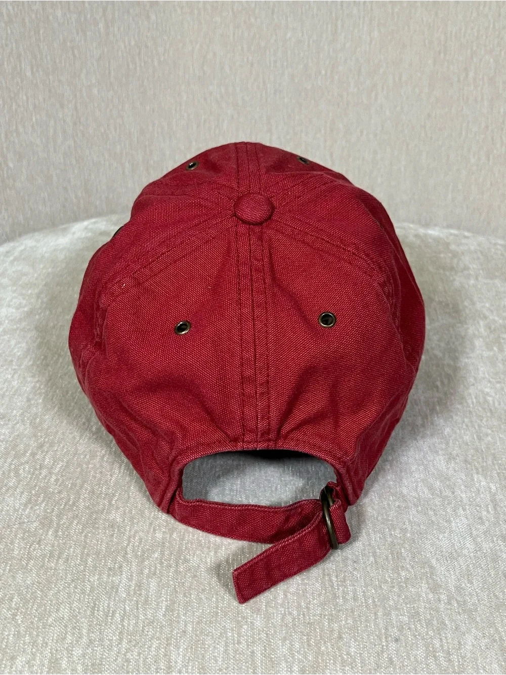 Banana Republic Men's Maroon Embroidered Cotton Cap